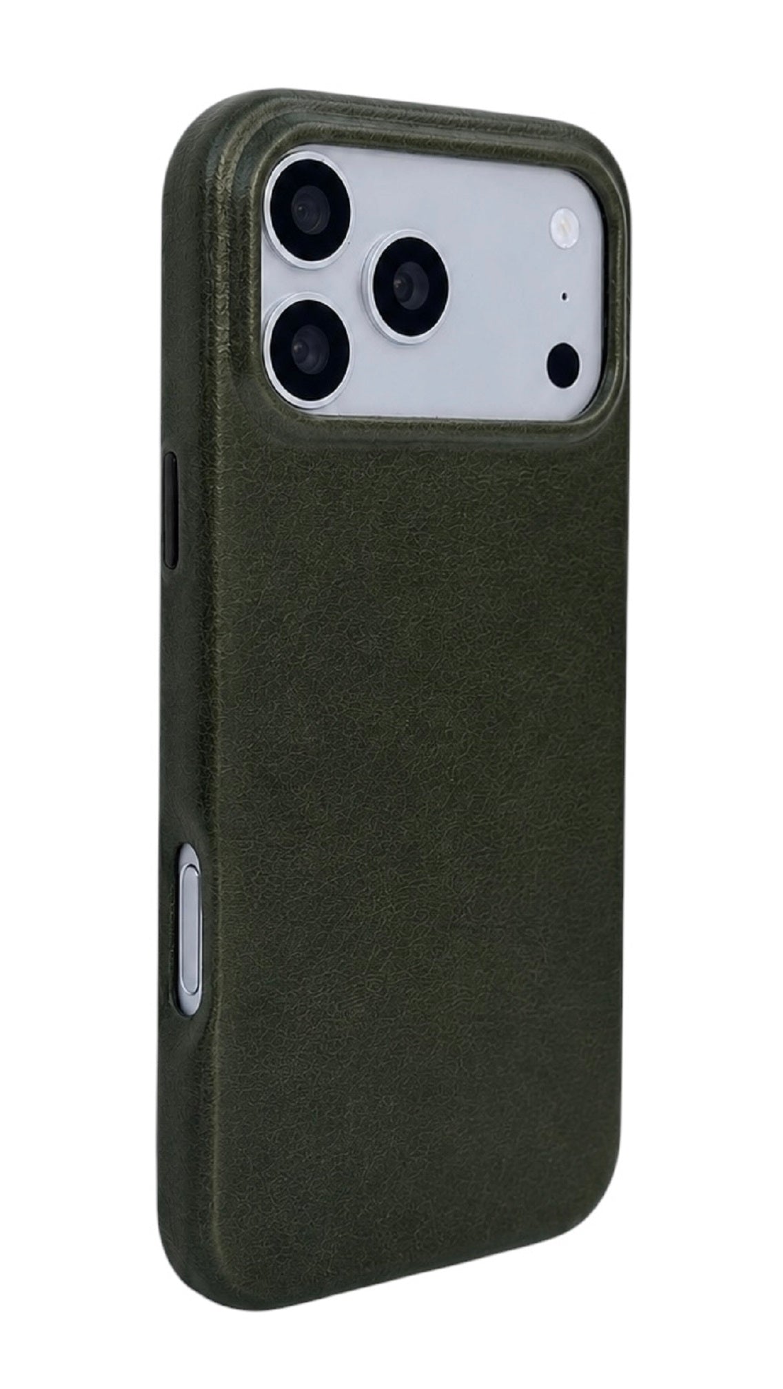 Forest Green Leather Case for iPhone 17 Pro Max