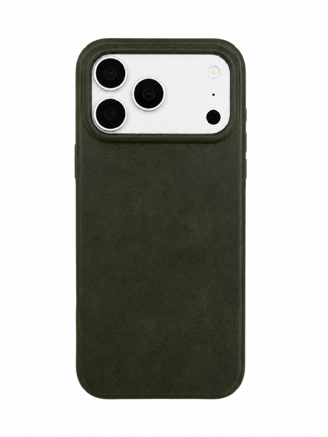 Forest Green Leather Case for iPhone 17 Pro Max