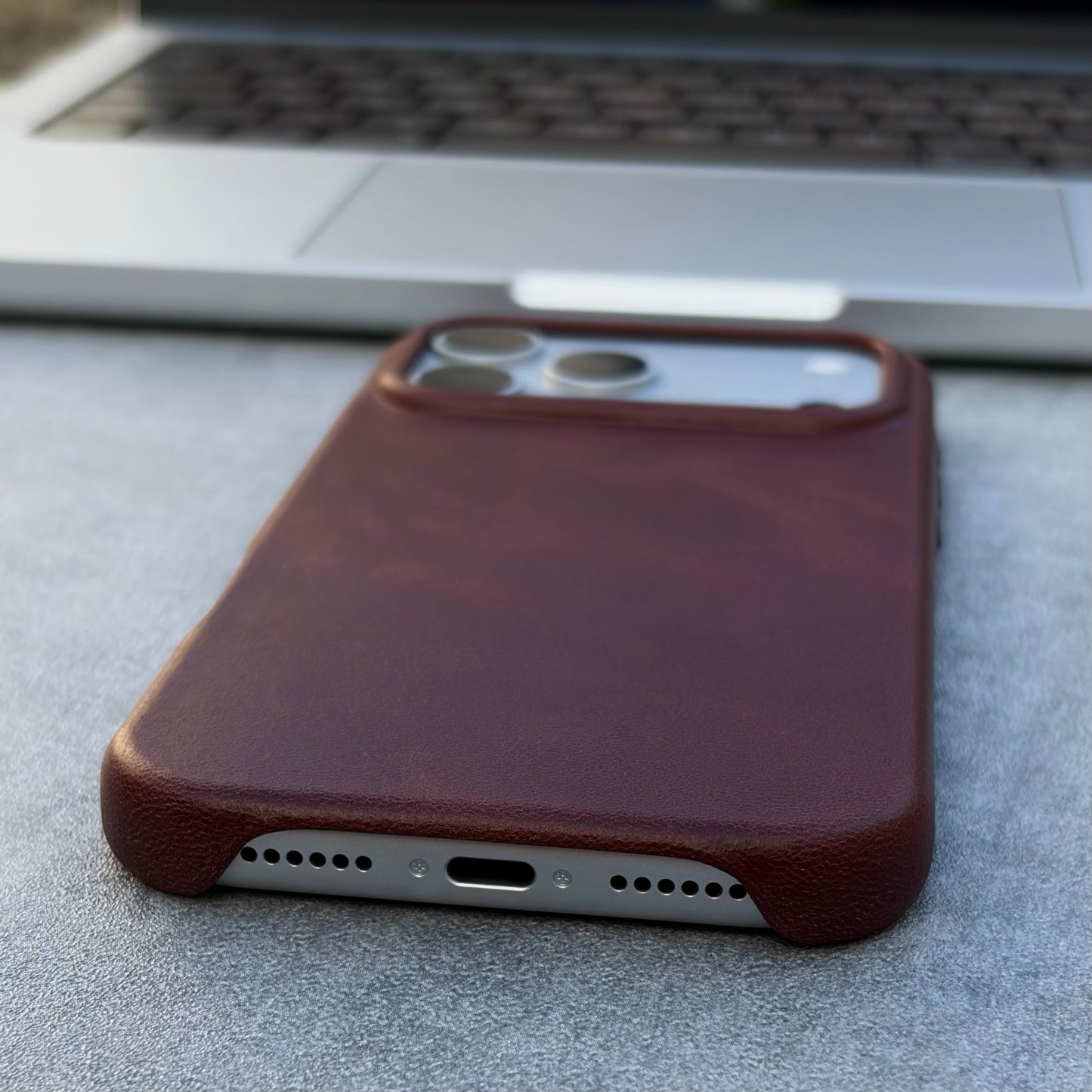 Espresso Leather Case for iPhone 17 Pro Max