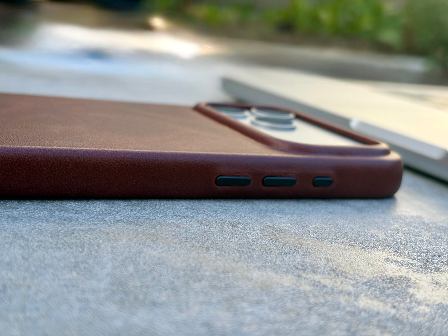 Espresso Leather Case for iPhone 17 Pro Max