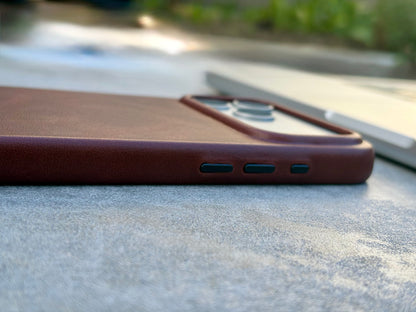 Espresso Leather Case for iPhone 17 Pro Max