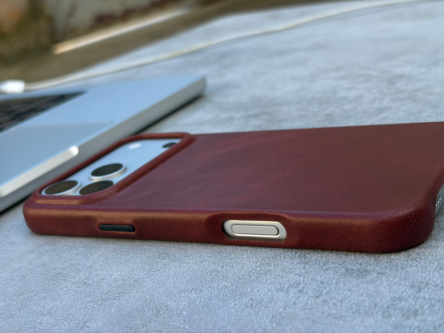 Espresso Leather Case for iPhone 17 Pro Max