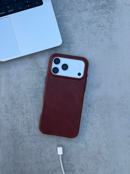 Espresso Leather Case for iPhone 17 Pro Max