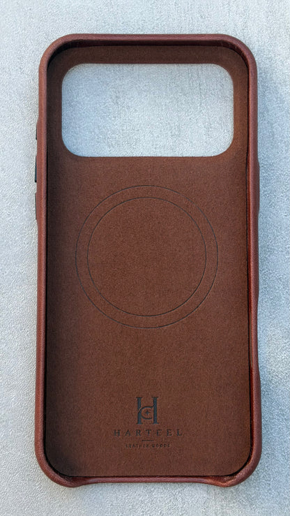 Espresso Leather Case for iPhone 17 Pro Max