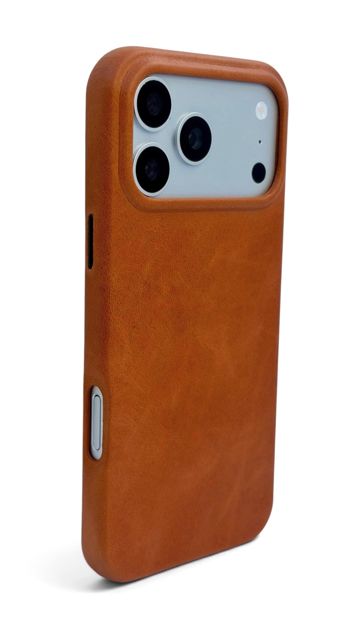 Cognac Leather Case for iPhone 17 Pro Max