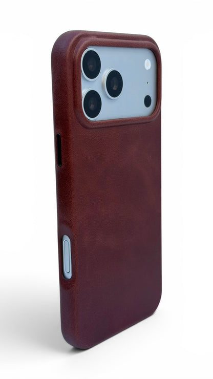 Espresso Leather Case for iPhone 17 Pro Max